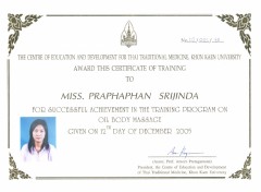 Zertifikat Praphaphan